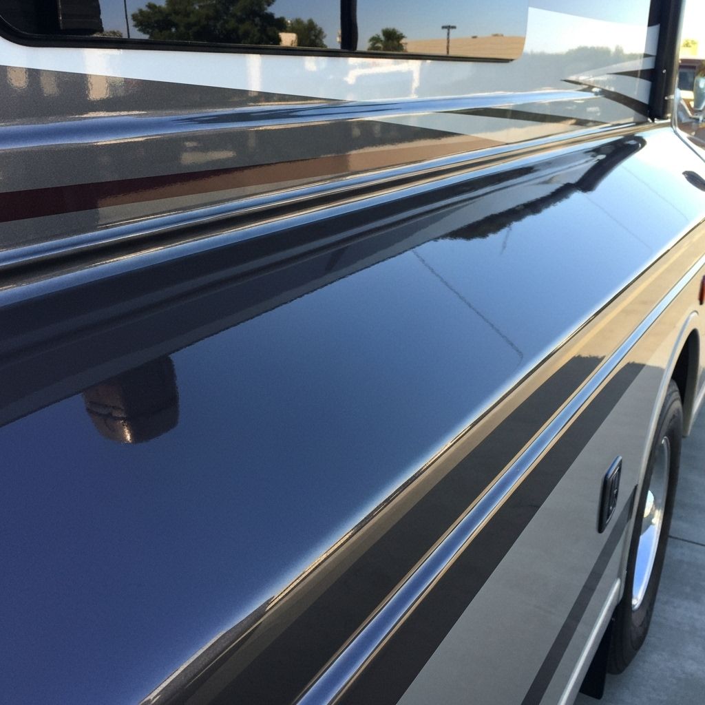 Paintless dent removal – finished panel with no creases